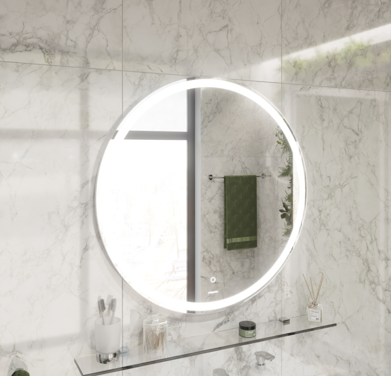 Мебель для ванной Stworki Ольборг 80 столешница дуб карпентер, без отверстий, с тумбой 80, с раковиной BOCCHI Vessel черной