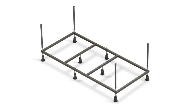 Каркас для ванны Cersanit Santana 150 см NEW (K-RW-SANTANA*150n)