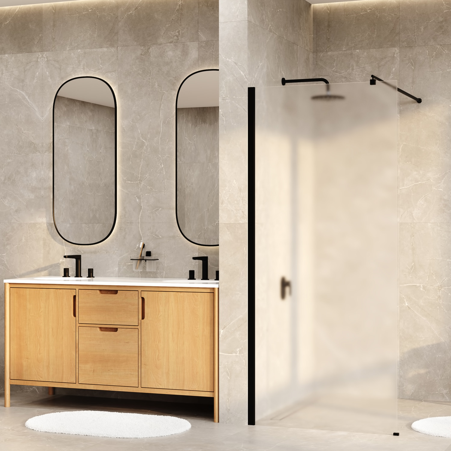 Rur 30W46MB-MG Душевое ограждение