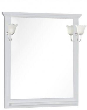 Зеркало Aquanet Лагуна 85x100 00175305 белый