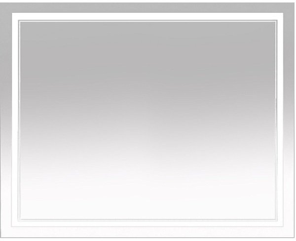 Зеркало Misty Неон 2 LED 100x80 сенсор на зеркале П-Нео10080-2ПРСНЗДВП двойная подсветка