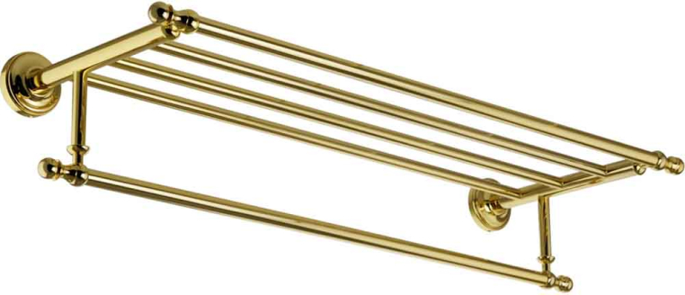 Полка-решетка для полотенец Migliore Mirella 17330 золото L65 см