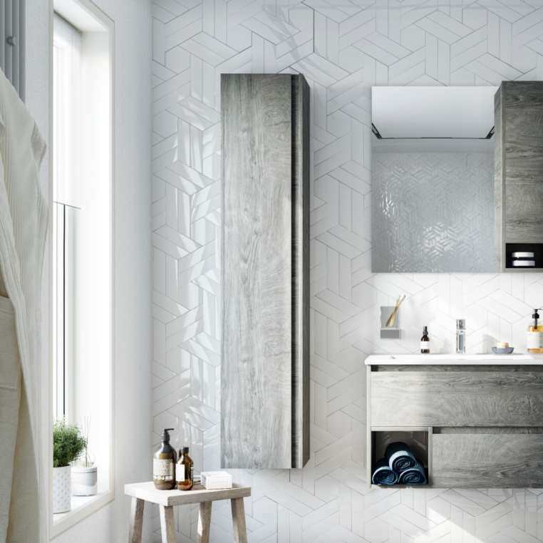 Шкаф-пенал Stworki Карлстад 30 дуб рошелье (00249993)