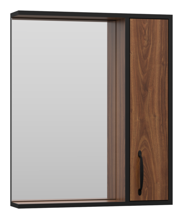 Зеркальный шкаф Misty Кедр 60 правый