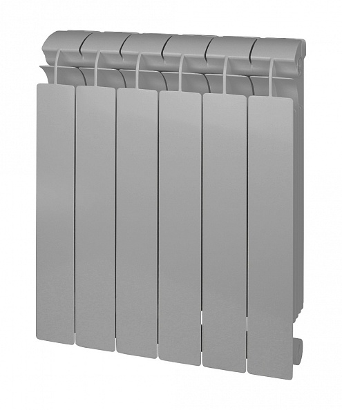 Биметаллический радиатор Global Style Plus Grigio Argento 500 \ 12 cекций \ серый (155272)