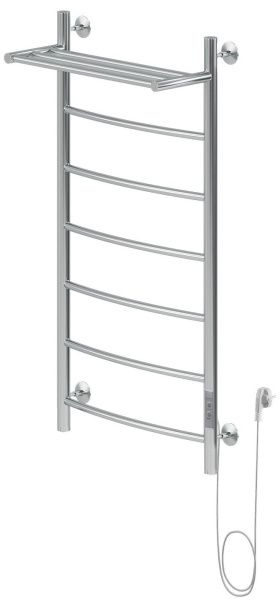 Полотенцесушитель электрический Aquanet Romeo 100х50 Тэн справа, с полкой 00281992