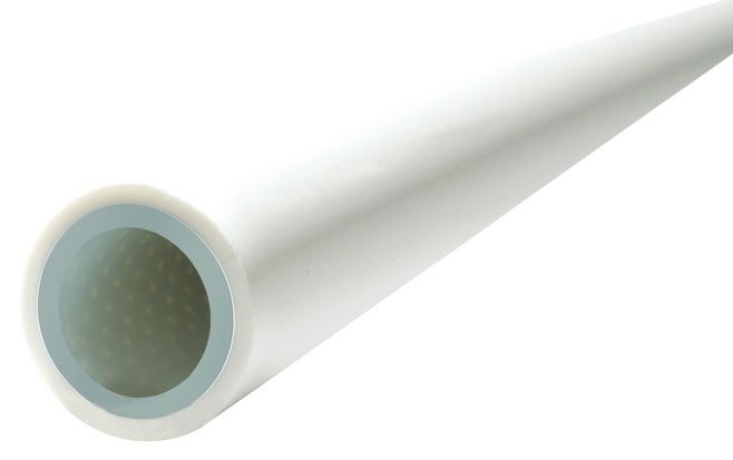 Труба полипропиленовая Kalde AL-Supperpipe PN25 50х8,3 1м (al-supperpipe-pn25-50h8-3-shtanga-4-m-perforirovan)