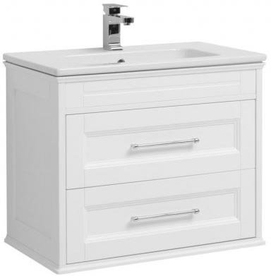 Тумба под раковину Aquanet Бостон М 80 см 00209677 белая