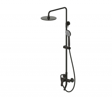 Душевая стойка Bravat Rhein F6429564BW-A-ENG черный