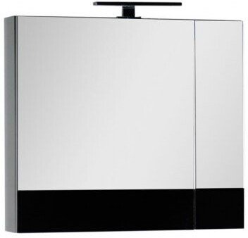 Зеркало-шкаф Aquanet Верона 75x67 00175385 черный