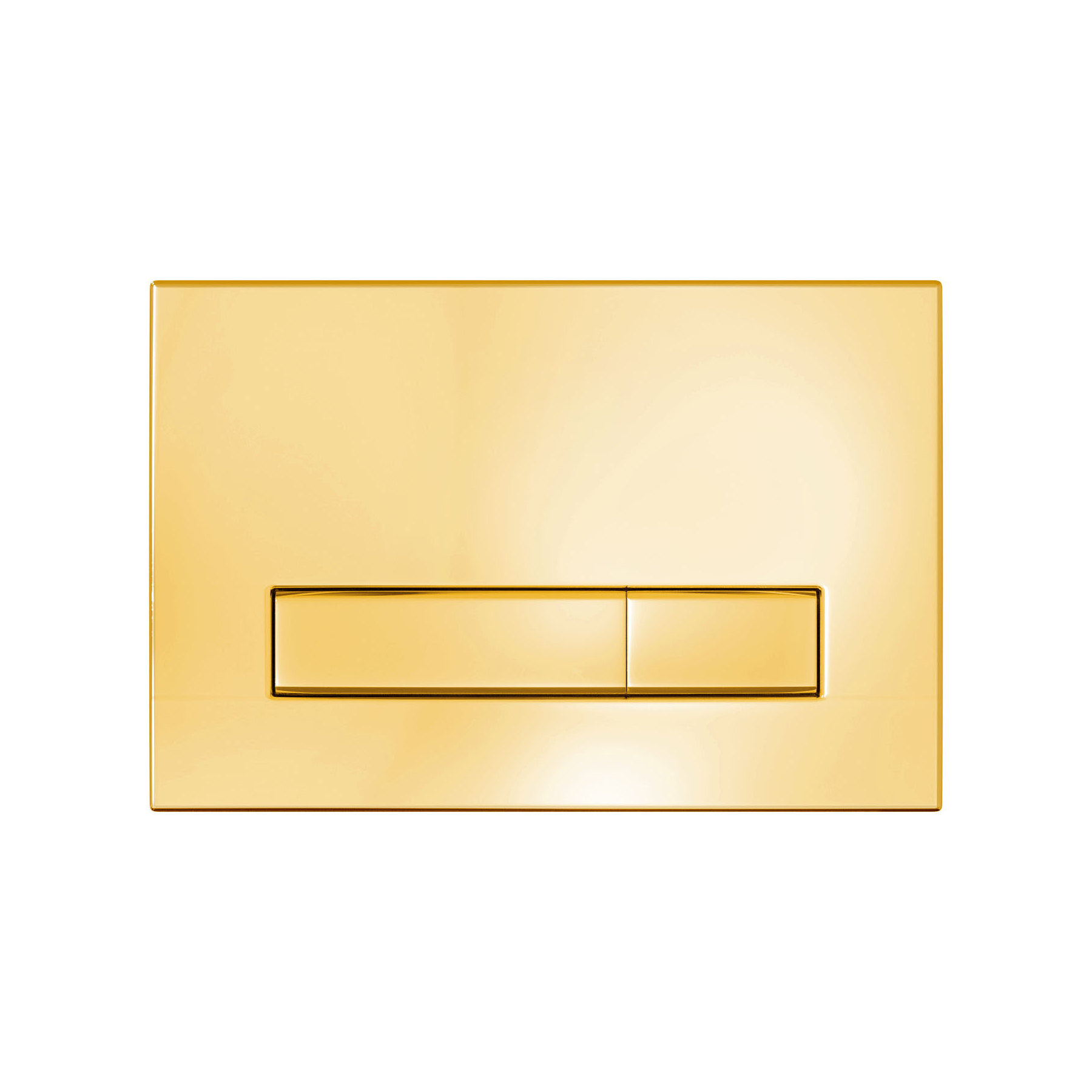 Кнопка BERGES для инсталляции ATOM Line золото глянец