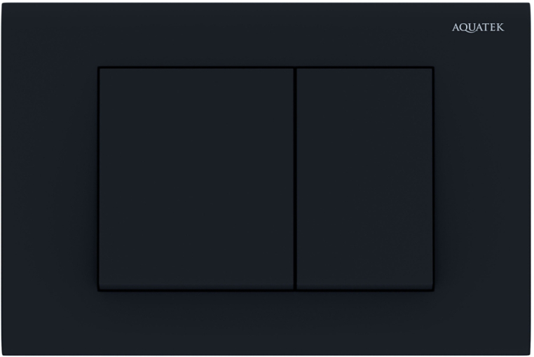 Кнопка смыва Aquatek KDI-0000012 черная матовая