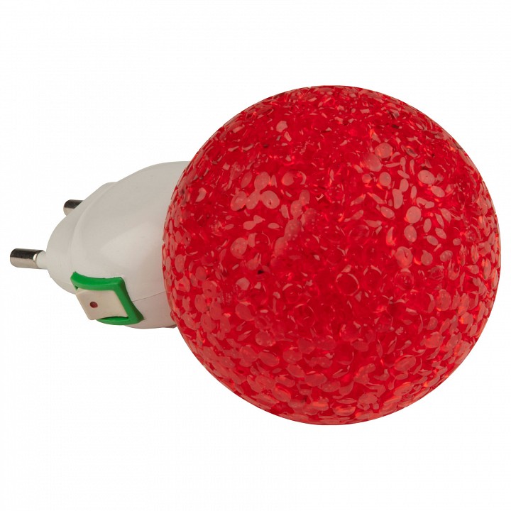 Ночник Uniel DTL-309 DTL-309-Шар/RED/1LED/0,1W