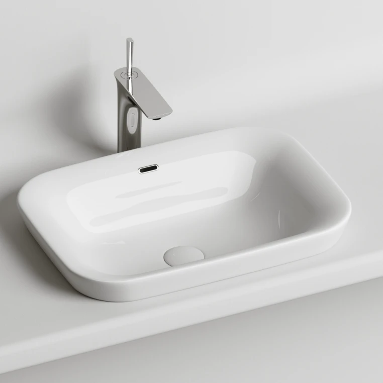 Раковина встраиваемая сверху Ceramica Nova Element прямоугольная CN6041