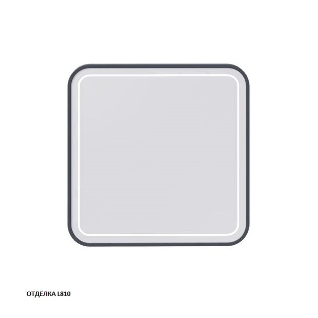 Зеркало с подсветкой квадратное 80x80 Caprigo Контур М-288S-L810