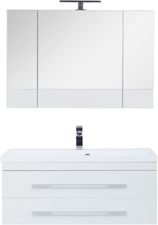 Комплект мебели Aquanet Нота 100 белая (171496+00204096+00284116+165372)