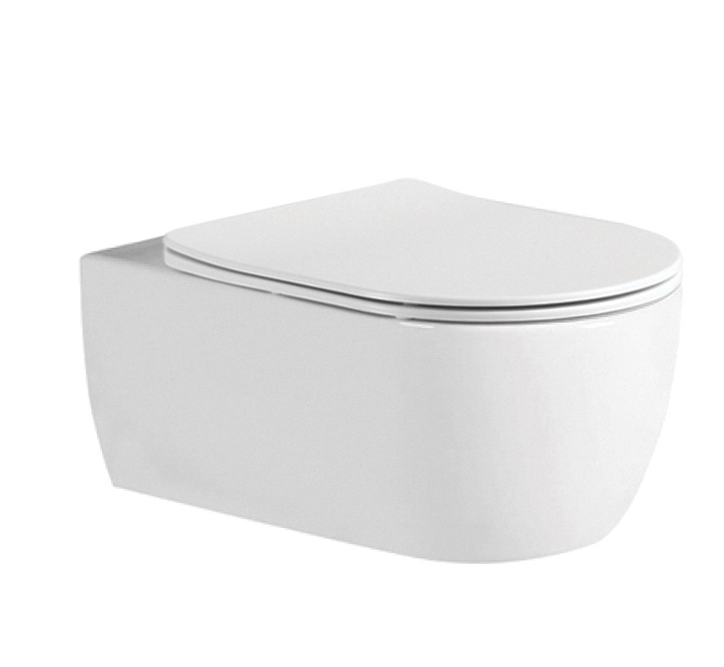 Подвесной унитаз Aquatek Европа с микролифтом, безободковый AQ1106L-00