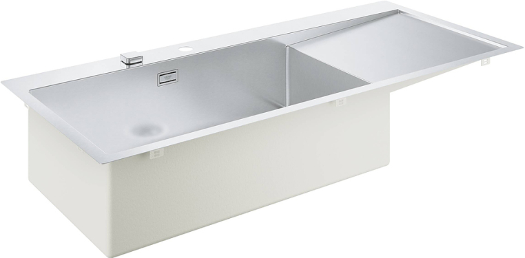 Мойка кухонная Grohe K1000 31581SD1 L нержавеющая сталь, крыло справа