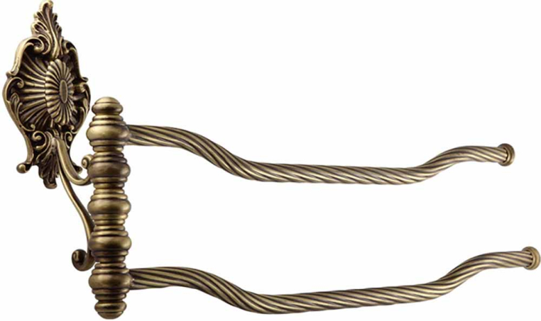 Полотенцедержатель двойной поворотный Migliore Elisabetta 17005 бронза L41 cм