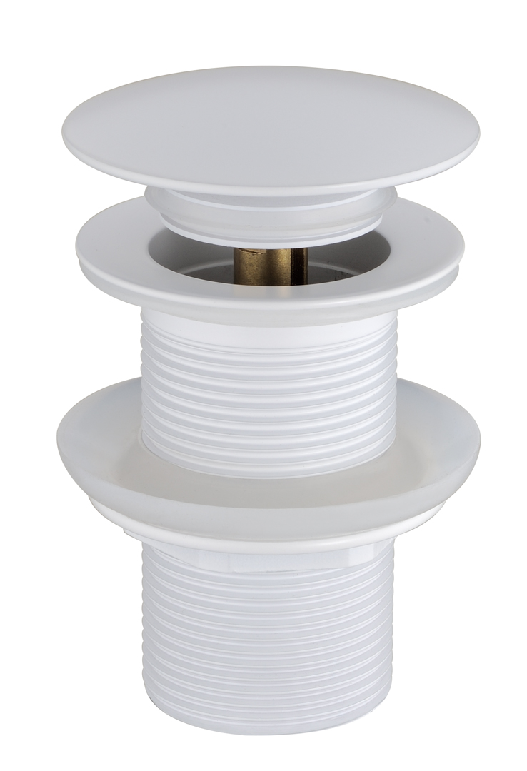 Слив для раковины, автомат(клик-клак) Matt White