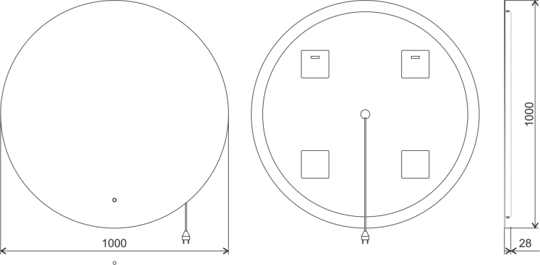 Мебель для ванной Stworki Ольборг 120 столешница дуб карпентер, без отверстий, 2 тумбы 60, с раковиной Vitra Water jewels
