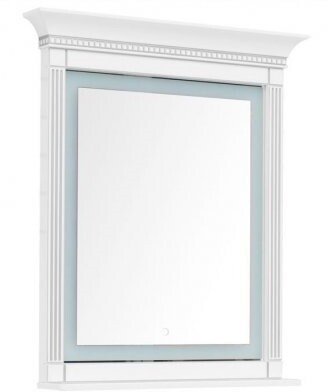 Зеркало Aquanet Селена 82x97 00201646 белый/серебро