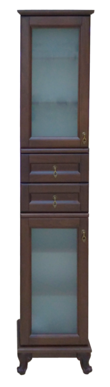 Шкаф пенал Misty Дублин П-Дбл04035-8025СтЛ левый