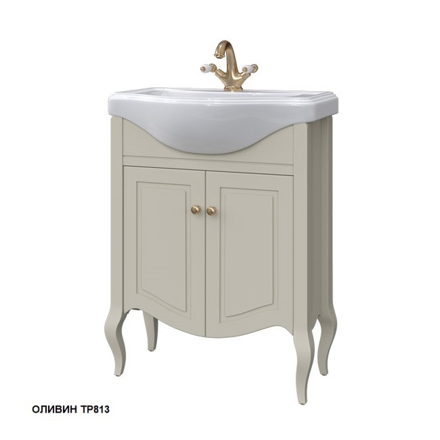 Тумба под раковину Caprigo Verona 65 см оливин 33517-TP813