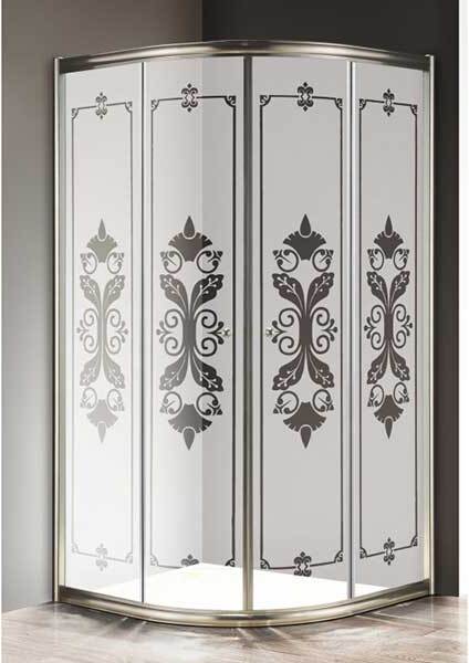 Душевой уголок Cezares Giubileo 90x90 GIUBILEO-R-2-90-SCORREVOLE-PP-St