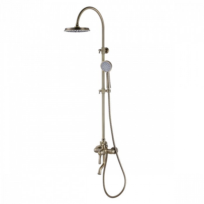 Душевая стойка IDDIS Oldie OLDBR3Fi06 бронза