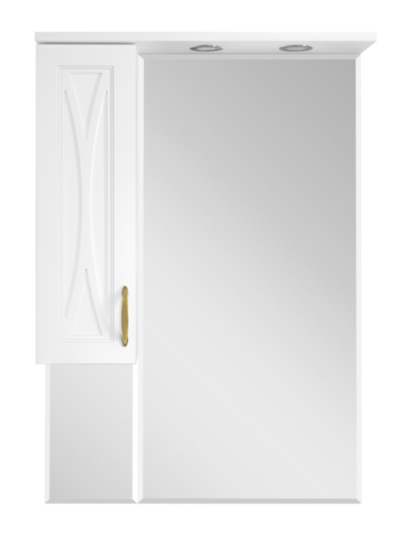 Зеркальный шкаф Misty Амбра-65 П-Амб0265-0322ЯЛ левый