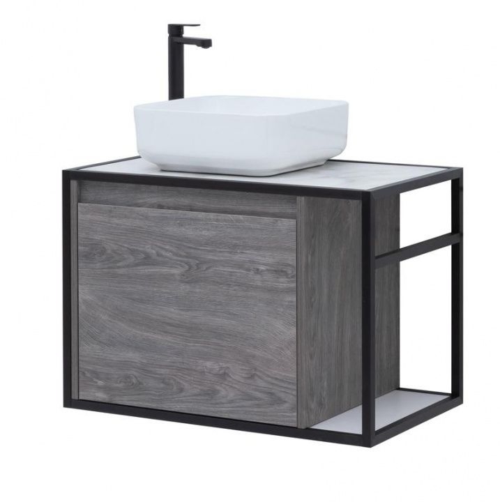 Тумба под раковину Aquanet Nova Lite Loft 75 L дуб рошелье 00261654