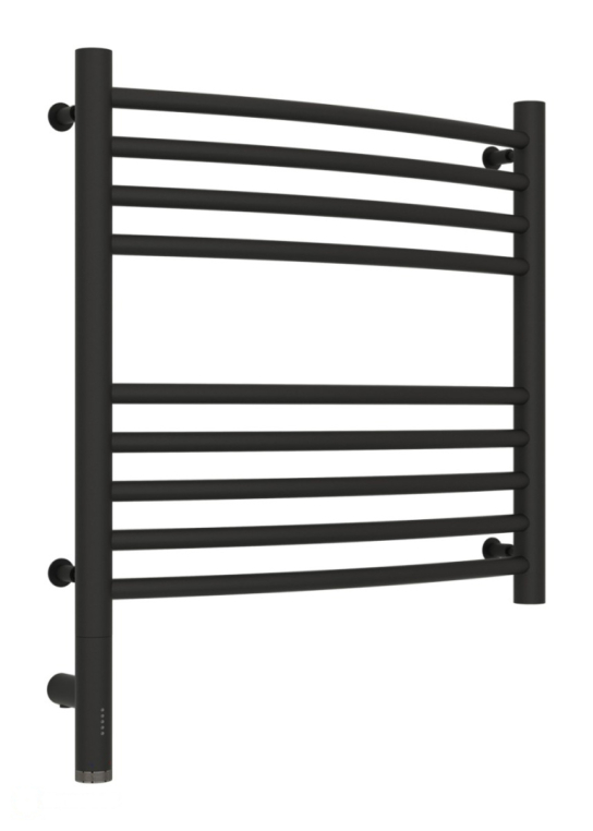 Электрический полотенцесушитель Сунержа Богема 3.0 выгнутая 500x500 МЭМ Лев. темный титан муар (15-5802-5050)