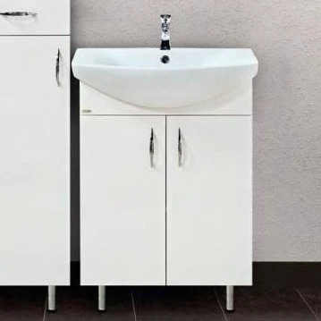 Тумба с раковиной Misty Балтика 65 прямая (Э-Бал01065-011Пр+1.WH10.9.651)