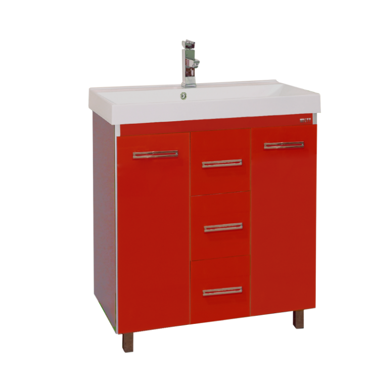 Тумба под раковину Misty Джулия Qvatro 75 Л-Джк01075-0410Пр3Я