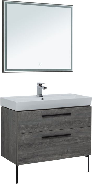 Мебель для ванной Aquanet Nova 90 дуб рошелье (2 ящика) 00243257