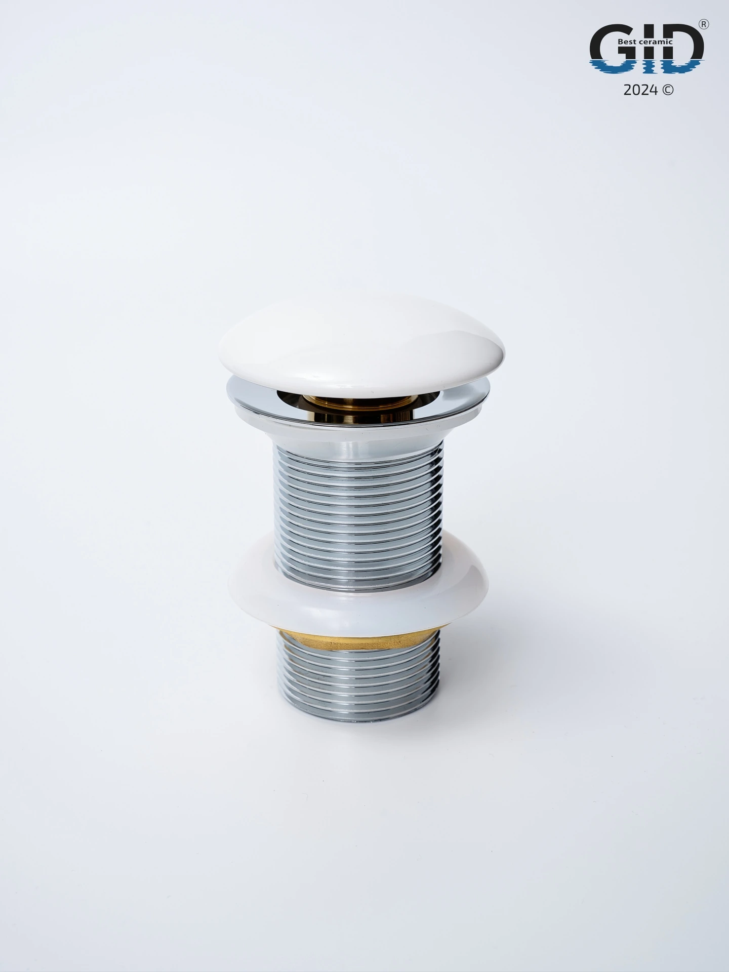 Донный клапан Gid без перелива Wh100 71101K белый 7x7x10