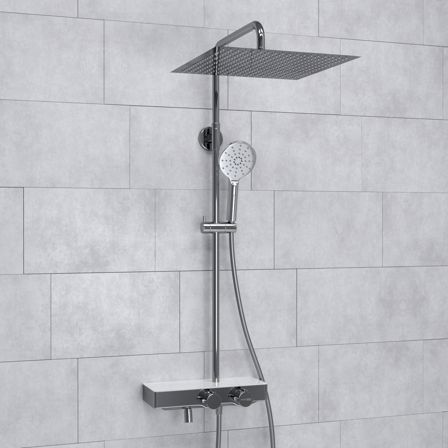 A113.119.127.CH Thermo Душевой комплект с термостатическим смесителем