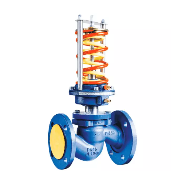 Регулятор давления после себя чугун RDT-P Ду 50 Ру16 фл Рп0.4-4.8 Kvs=32м3/ч Теплосила RDT-P-1.3-50-32