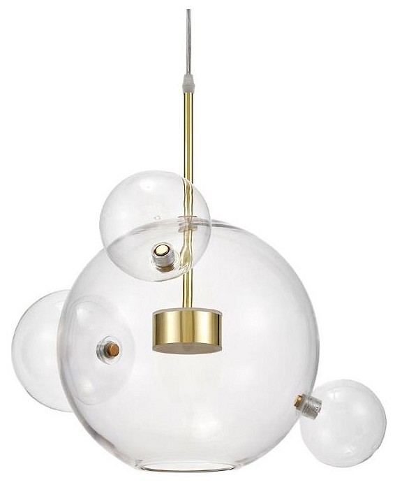 Подвесной светильник LUMINA DECO Neroni LDP 6016-3+1 GD