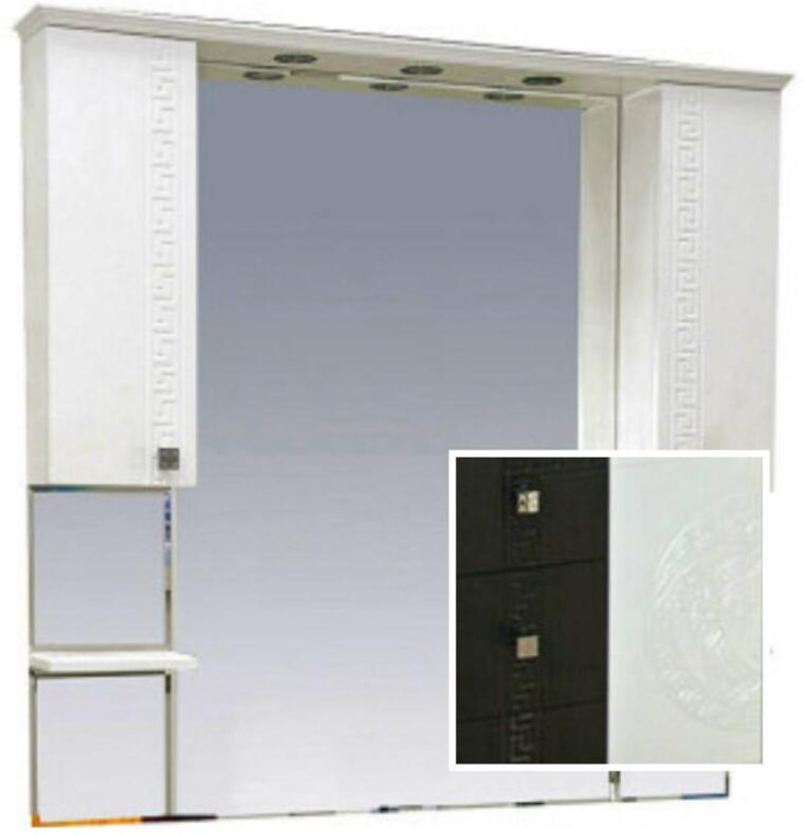 Зеркальный шкаф Misty Олимпия 105 П-Оли02105-252