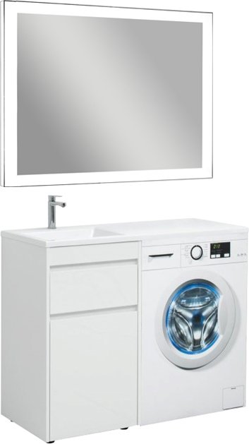 Комплект мебели Aquanet Токио 58 1 ящик, с бельевой корзиной (00239290+00235499+196639)