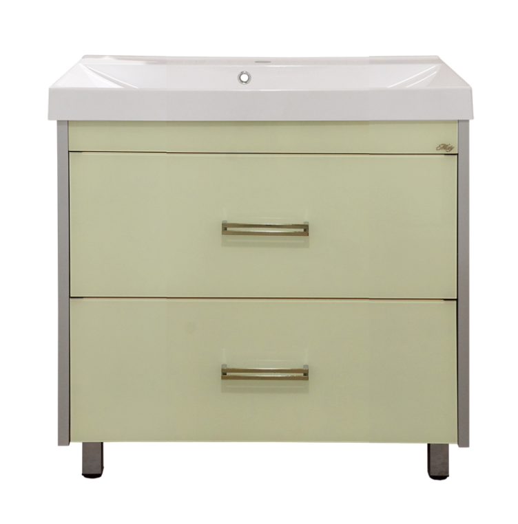 Тумба под раковину Misty Джулия QVATRO 90 с 2 ящ бежевая Beidge