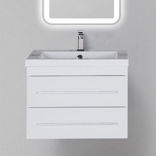 Тумба с раковиной Aquanet Нота 58 белая (171483+00281220)