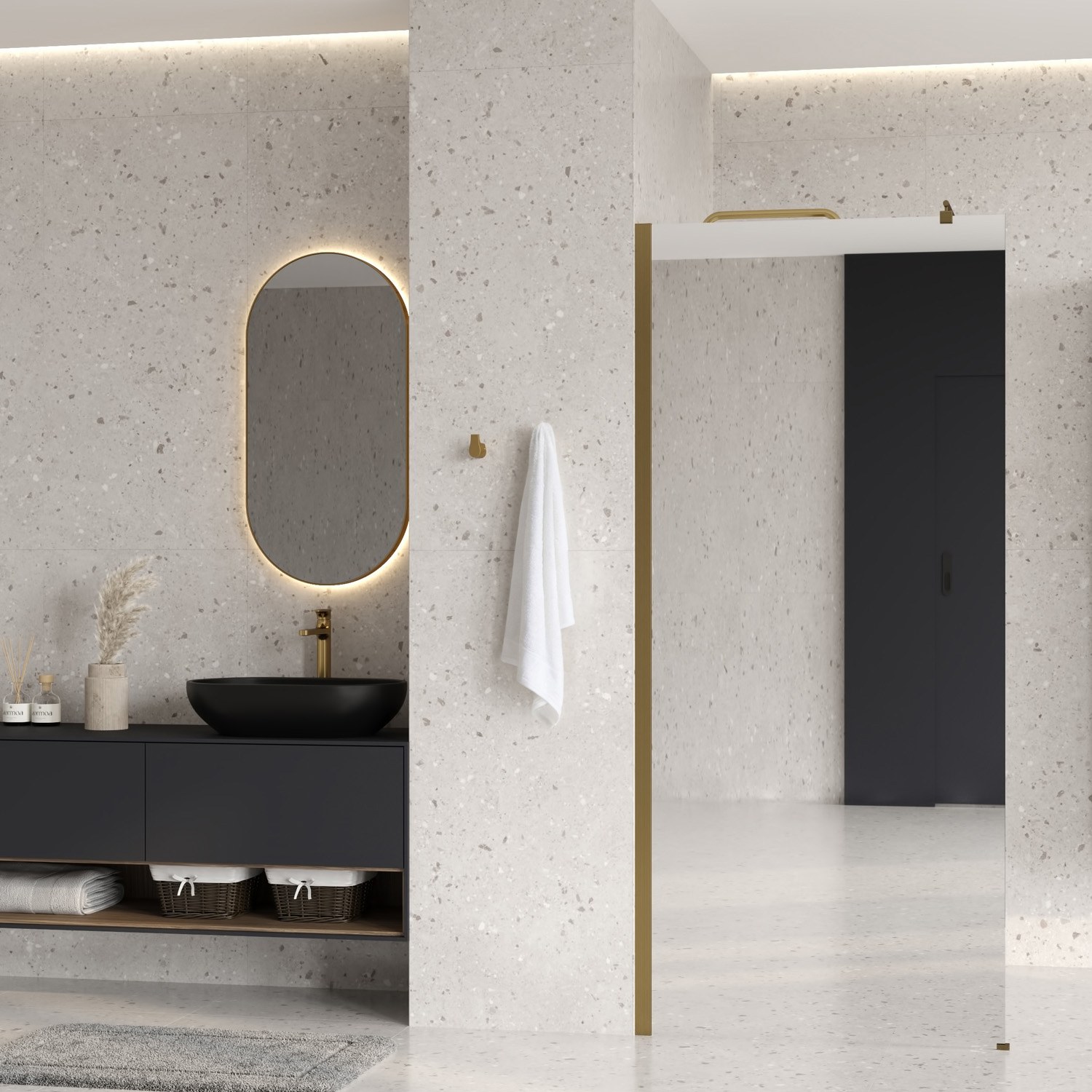 Rur 30W46BG-MR Душевое ограждение