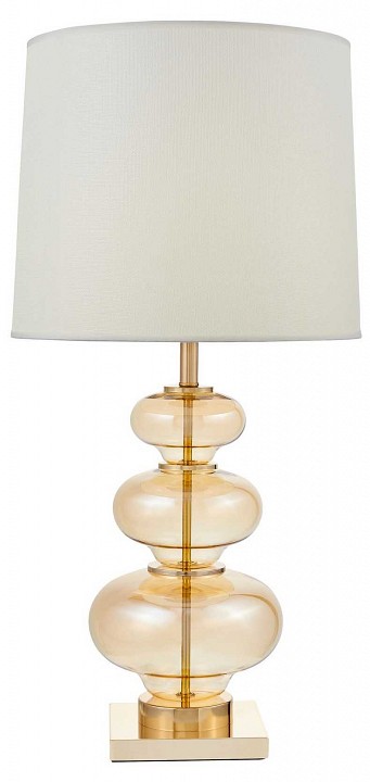 Настольная лампа декоративная LUMINA DECO Briston LDT 303 F.GD+WT