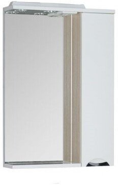 Зеркало-шкаф Aquanet Гретта 60x87 00173985 светлый дуб