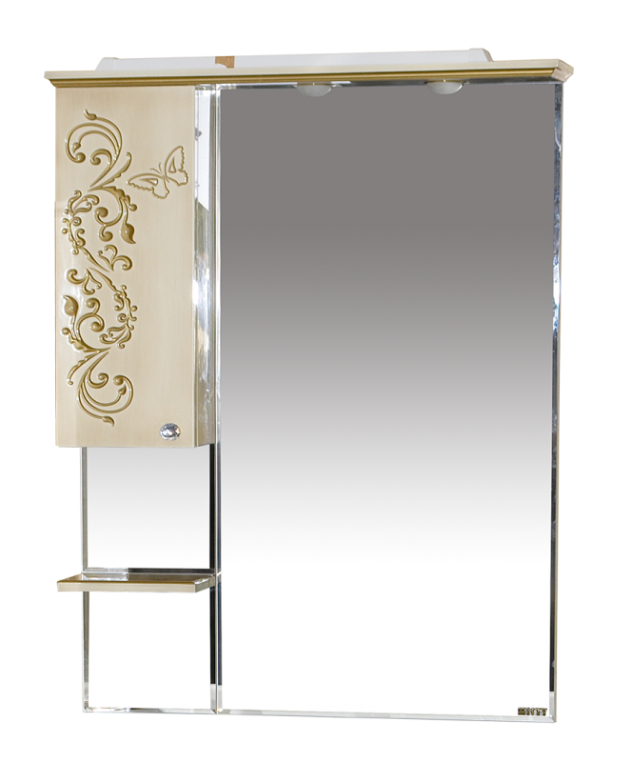 Зеркальный шкаф Misty Бабочка 90 Л-Баб04090-033СвЛ