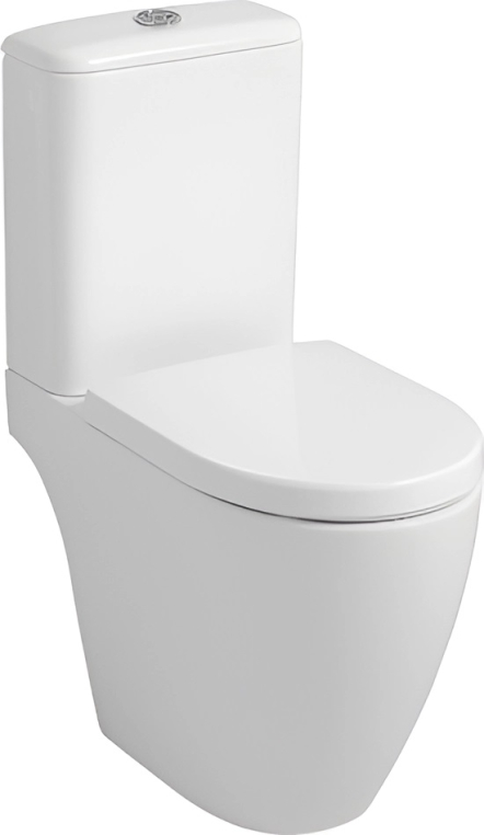 Напольный унитаз Geberit iCon с бачком, безободковый 200460000+229420000+574130000