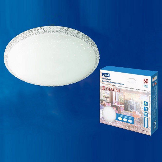 Накладной светильник Uniel Gemini ULI-D237 60W/SW/50 GEMINI
